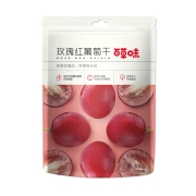 百草味 蜜饯果干休闲食品果脯零嘴小吃特产办公室零食烘焙 玫瑰红葡萄干100g/袋
