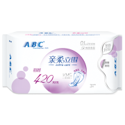 有券的上：ABC 超长夜用卫生巾420mm*3片