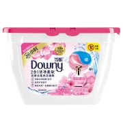 当妮 2合1洁净柔软香水多效洗衣凝珠 柔顺剂功效(淡粉樱花)19颗洗衣香珠  洗衣球 宅家洁净