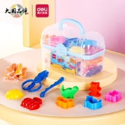 deli 得力 DL-67825 彩泥 手提盒套装 24色