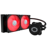 酷冷至尊(Cooler Master)冰神B240 CPU水冷散热器(支持多平台/双腔水泵/微流道设计/均衡型风扇/电脑组件)