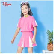Disney 迪士尼 童装裙子儿童女童夏装jk裙子正版小学生小女孩漂亮裙子爆款