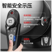 DUMIK 德国304不锈钢高压锅家用正品大容量燃气电磁炉通用防爆压力锅厚 2.5L加厚防爆（1-2人)小号款