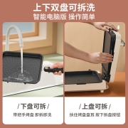 利仁（ Liven）电饼铛可拆洗家用双面加热电饼档加深烤盘大尺寸煎饼锅烙饼锅三明治早餐机电饼锅大号C-8