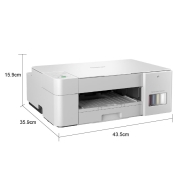 兄弟（brother）DCP-T226 彩色喷墨多功能一体机（A4幅面 内置墨仓 白色靓丽外壳 高精度）