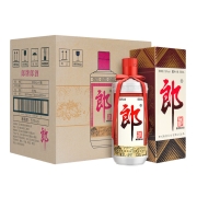 郎酒 郎牌郎酒 酱香型白酒 53度 500ml*6瓶 整箱装（高度白酒 新老包装随机发货）