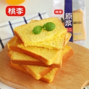 桃李 南瓜原浆纤维吐司5袋/共600g 切片面包吐司手撕早餐三明治夹片 植物原浆蔬纤 网红营养 南瓜味 120g*5袋