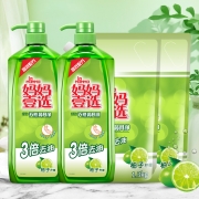 妈妈壹选绿劲柚子柠檬洗洁精套装5.16kg可洗果蔬餐具去油不伤手