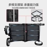 LATIT 【京东自有品牌】野营车 户外折叠野餐车带刹车露营车旅游营地车超市购物买菜车推车行李拉杆车