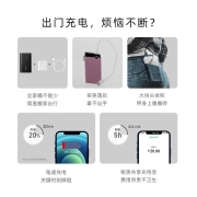 Anker 安克 充电宝快充2合1能量棒PD20W便携小巧移动电源超小 适用苹果/安卓快充 可登机 【能量棒】20W超级充|可折叠插脚|粉