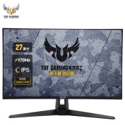 华硕TUF 27英寸2K显示器170Hz 10Bit IPS屏1ms响应 HDR10 400nit快速液晶电竞游戏显示器VG27AQ1A小金刚 PLUS