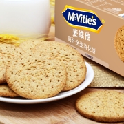 英国进口 麦维他（Mcvitie's）高纤全麦粗粮酥性消化饼干400g 早餐下午茶零食  春季小食 休闲零食饼干