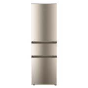 20日20点、PLUS会员：Haier 海尔 BCD-218STPS 直冷三门冰箱 218L 炫金