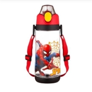 有券的上：迪士尼 Disney 儿童水杯 蜘蛛侠吸管 600ml