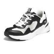 plus会员：SKECHERS 斯凯奇 女鞋透气休闲拼色熊猫鞋 117358