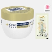 天猫U先：多芬 致臻氨基酸发膜50g+力士洗发水10g 香型随机