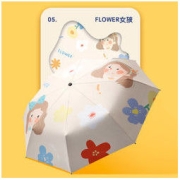 Beneunder 蕉下 三折手开小清新晴雨伞