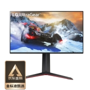 LG 27英寸 4K 160Hz(超频) HDMI2.1 NanoIPS HDR600 10.7亿色 硬件校准 适用PS5 设计师 电竞显示器 27GP95R
