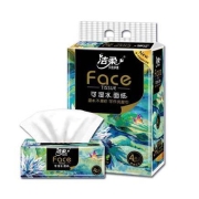 有券的上、京喜app：洁柔 艺术油画face可湿水纸巾 1提4包