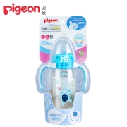 贝亲 AA172 贝亲 双把手宽口PPSU彩绘奶瓶330mL配LL号奶嘴-蓝