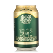 青岛啤酒（TsingTao）奥古特 12度 330ml*24听整箱装（新老包装随机发货）
