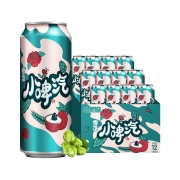雪花啤酒（Snowbeer）小啤汽500ml*12听整箱装 玫瑰荔枝味（0酒精0脂肪0压力）中秋送礼