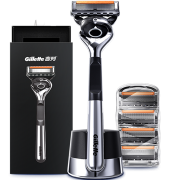 Gillette 吉列 手动剃须刀 致顺引力盒5层刀片1刀架5刀头+磁力底座
