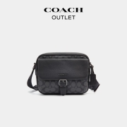 COACH/蔻驰奥莱男包经典标志HUDSON斜挎包