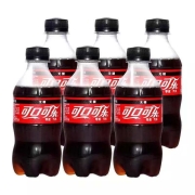 可口可乐Coca-Cola 碳酸饮料  可乐 雪碧 芬达 零度可乐 雪碧零卡 300ml*6瓶 零度可乐300ml*6瓶