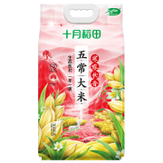 PLUS会员：SHI YUE DAO TIAN 十月稻田 寒露秋香 五常大米 2.5kg  *2件