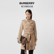 博柏利 BURBERRY 女士伊斯灵顿版型 – 短款 Trench 风衣 80279471  06