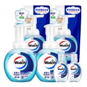 88VIP：Walch 威露士 泡沫洗手液组合（抑菌消毒300ml*2瓶+300ml*2袋+免洗20ml*2）