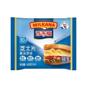 百吉福（MILKANA） 芝士片奶酪 原味 166g/10片装 冷藏 即食 吐司汉堡早餐烘焙原料