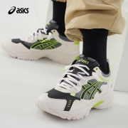 ASICS亚瑟士男鞋女鞋运动鞋复古透气休闲鞋老爹鞋慢跑鞋 GEL-100TR 【YH】 奶白色/黑色 42