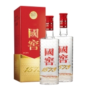 泸州老窖 国窖1573 浓香型白酒 52度375ml*6瓶整箱装