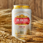 燕京啤酒 燕京U8啤酒330ml*24听 整箱 经典罐