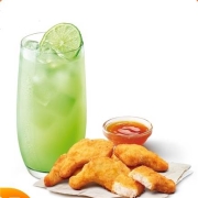 聚划算百亿补贴：德克士 德克士手枪鸡块青柠饮套餐 单次兑换券