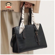 Paul Frank 大嘴猴 手提包女包2022新款时尚通勤女士包包大容量单肩斜挎妈妈包