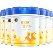 飞鹤儿童宝宝婴儿婴幼儿3-6岁配方牛奶粉四段星飞帆4段700g*6罐