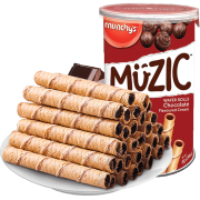 munchy's 马奇新新 马来西亚进口巧克力注心威化蛋卷 85g /罐