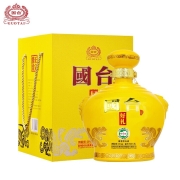 国台白酒 贵州茅台镇酱香型白酒 中秋送礼 53度 国台好礼1500ml（1.5L）三斤大坛装