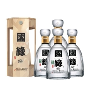 今世缘  国缘四开 幽雅醇厚型白酒 42度 550ml*4瓶 整箱装
