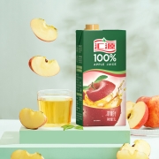 【中秋礼盒】汇源果汁 100%苹果汁浓缩果汁饮料1L*5盒整箱礼盒装