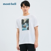 montbell日本官方正品夏户外旅行透气男女圆领短袖速干T恤情侣款