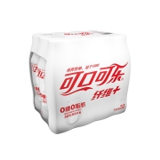 可口可乐 Coca-Cola 纤维+无糖零热量 汽水 碳酸饮料 500ml*12瓶 整箱装 可口可乐出品 新老包装随机发货