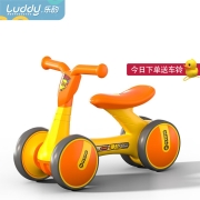 乐的儿童滑步车 平衡车无脚踏 宝宝四轮滑行学步车周岁礼物童车溜溜车 1006小黄鸭