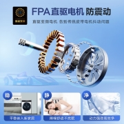 海尔（Haier)滚筒洗衣机全自动 以旧换新 10KG直驱变频 智能投放洗衣液 EG100MATE7WU1