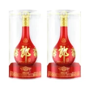 PLUS会员：LANGJIU 郎酒 红花郎15 53%vol 酱香型白酒 500ml*2瓶 双支装