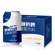 88VIP：秋林 奶啤 乳酸菌发酵饮料 300ml*12罐*2件