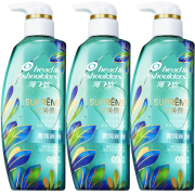 Head & Shoulders 海飞丝 致美微米 头皮护理洗发露 菁纯丝滑水 350ml*3